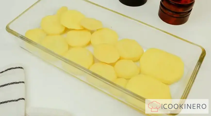 Potato casserole with ham