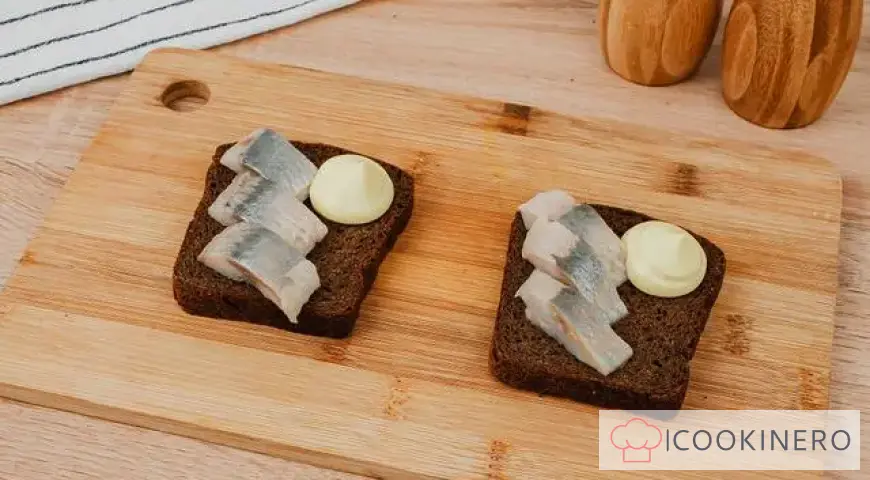 Sandwiches mit Hering