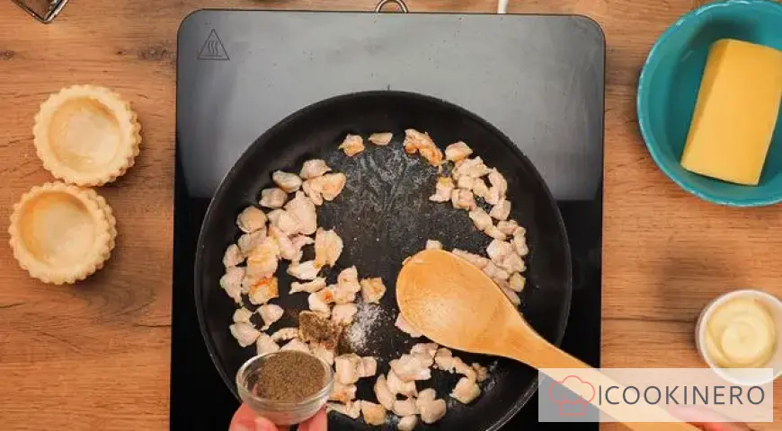 Tartaletas de pollo al horno