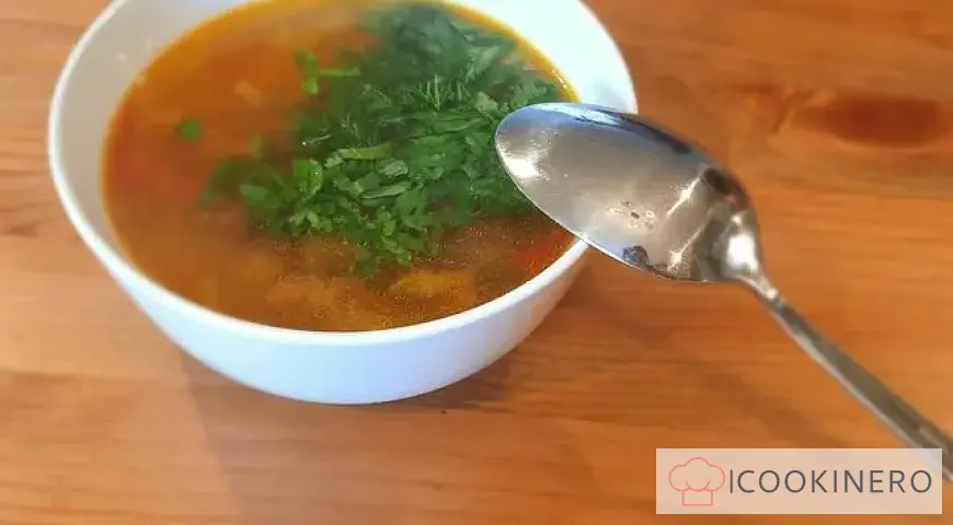 Homemade cabbage soup
