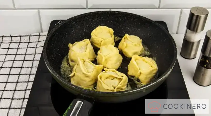 Manti with chicken