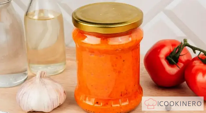 Tomato lecho for the winter with carrots and peppers