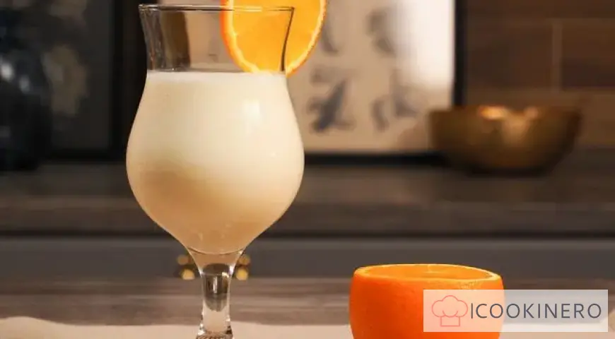 Orangenmilchshake