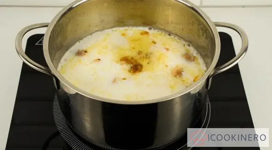 Mushroom milk soup