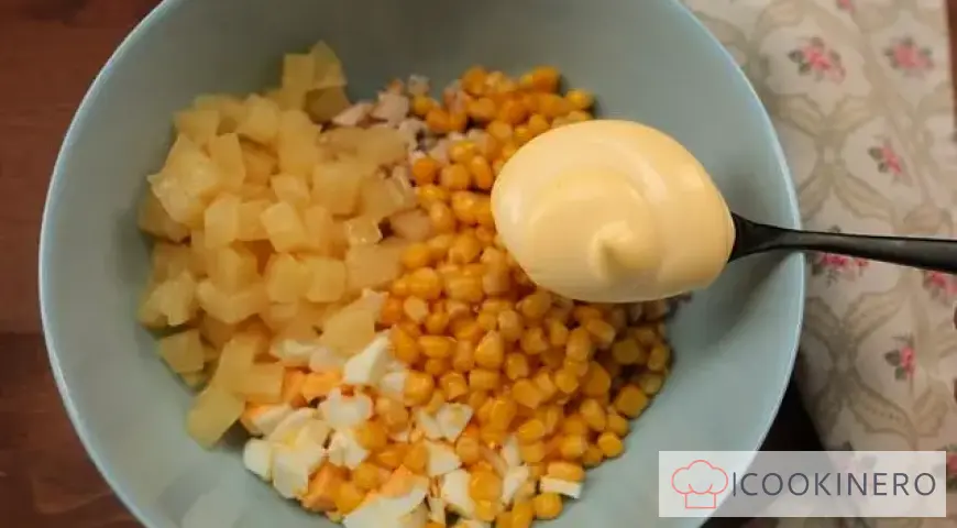 Classic pineapple salad