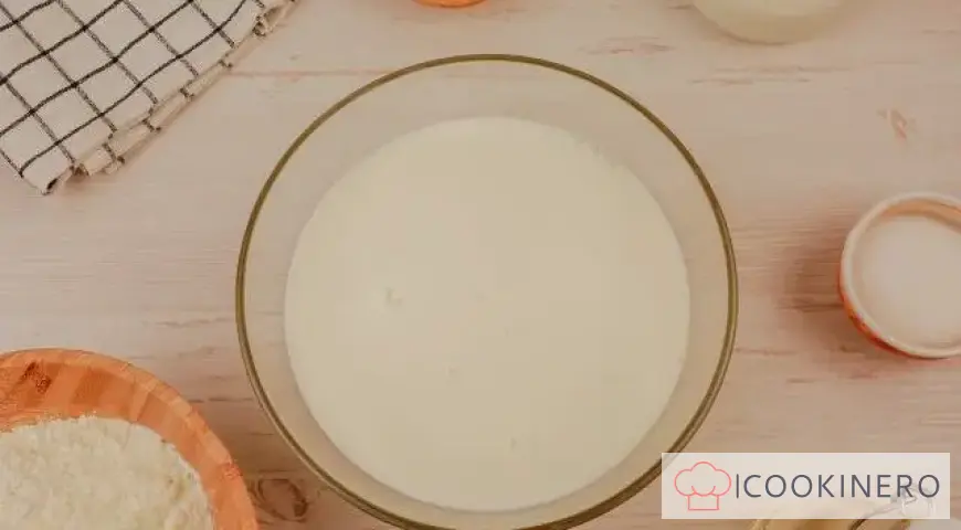 Pfannkuchen mit Kondensmilch