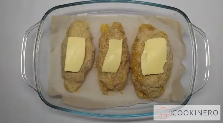 Rouleaux de poulet au four