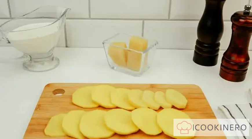 Potato casserole with ham