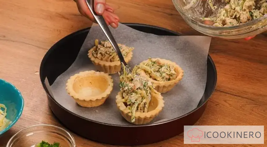 Tartaletas de pollo al horno
