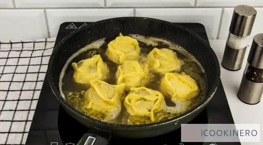 Manti with chicken