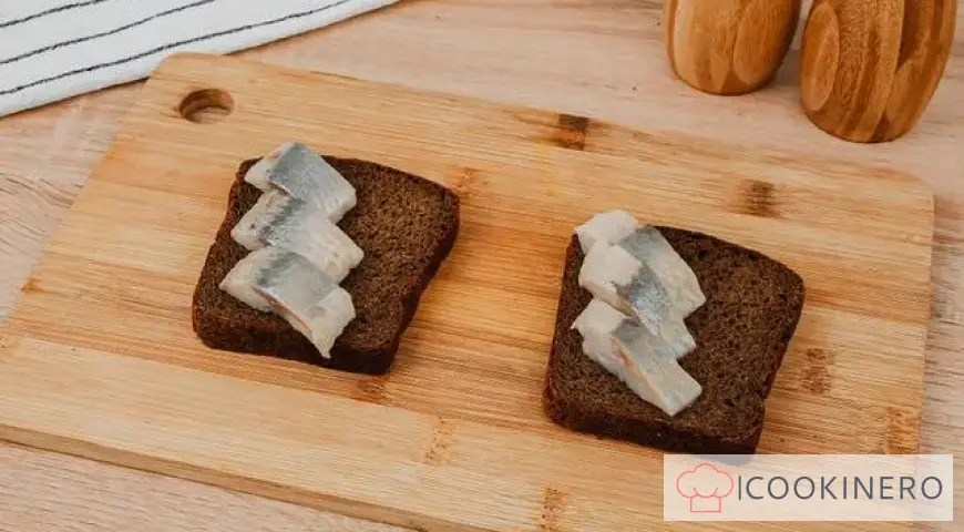 Sandwiches mit Hering
