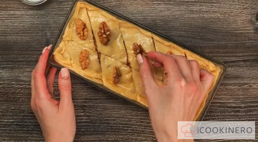 Baklava con miel