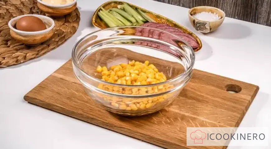 Ensalada "Oriental" con Maíz y Pepino