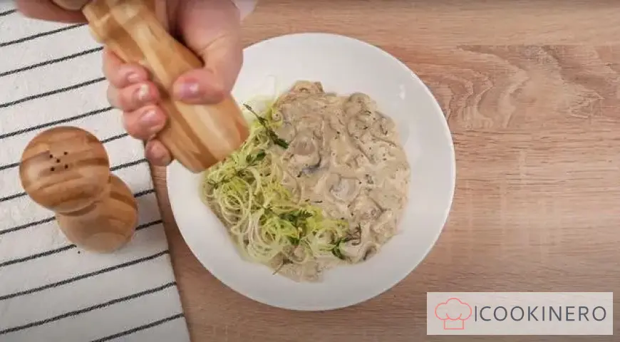 Champignons in Sahne