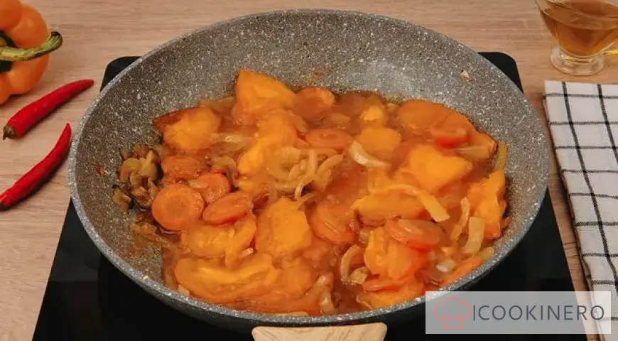 Pork ribs with pumpkin