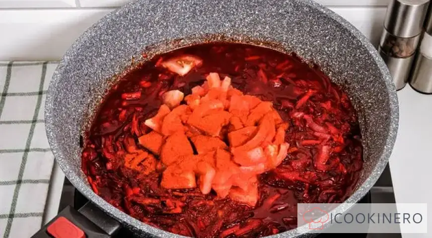 Borscht con pomodori