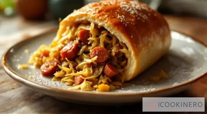 Cabbage pie with kefir