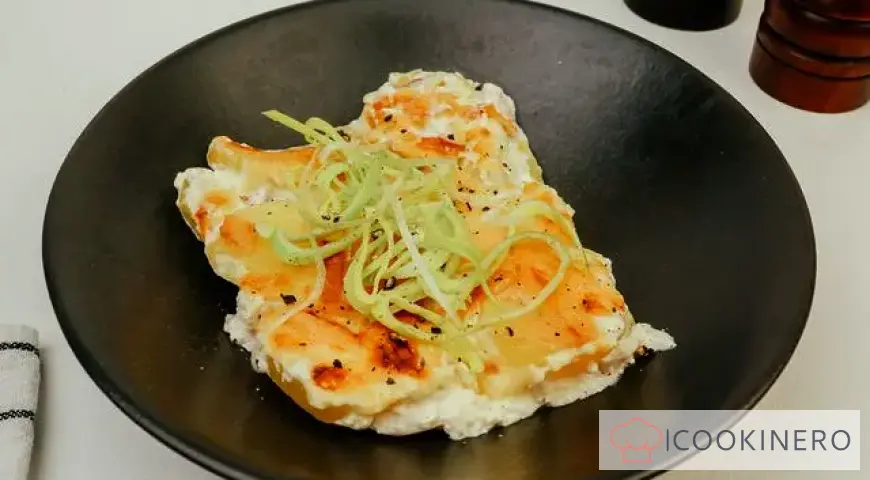 Potato casserole with ham