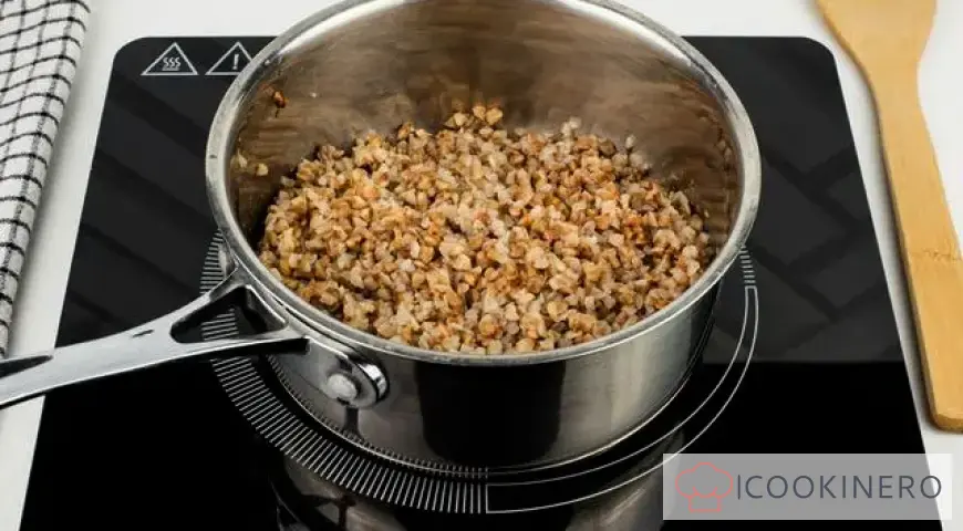 Buckwheat with chicken liver