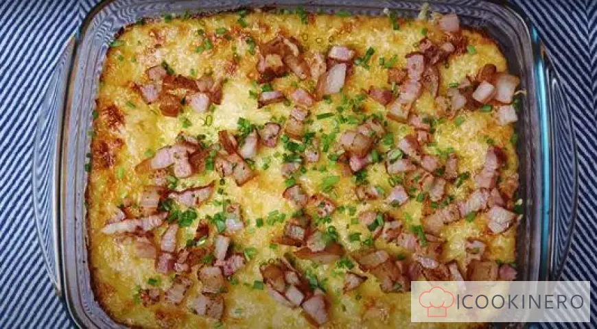Potato casserole with brisket