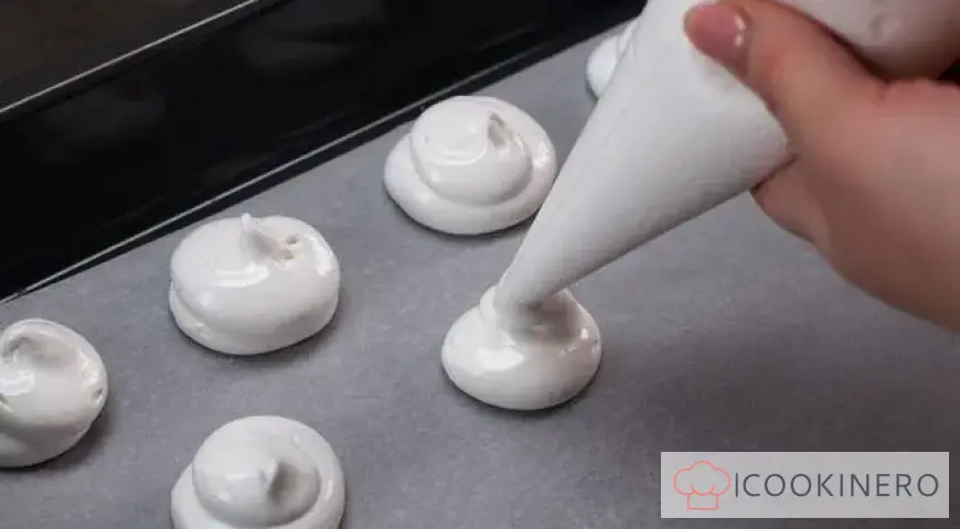 Meringue in the oven
