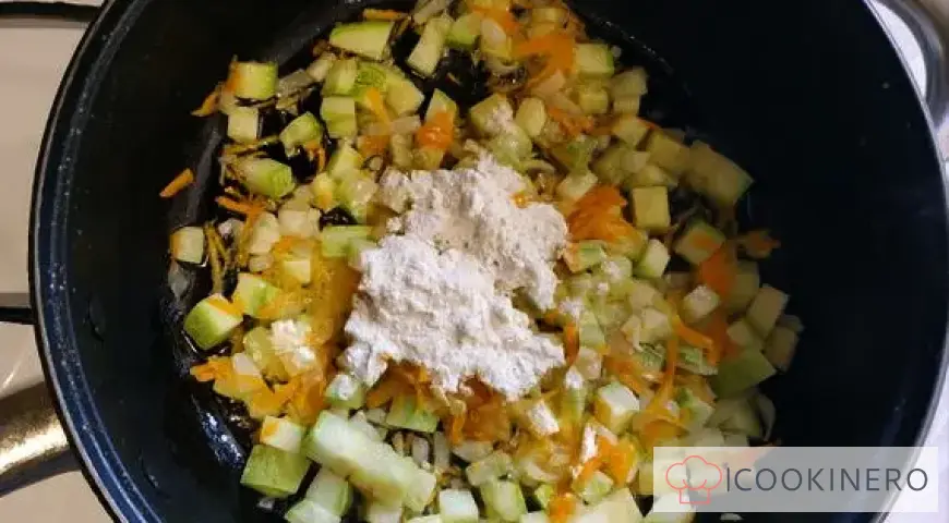 Milk soup with vegetables