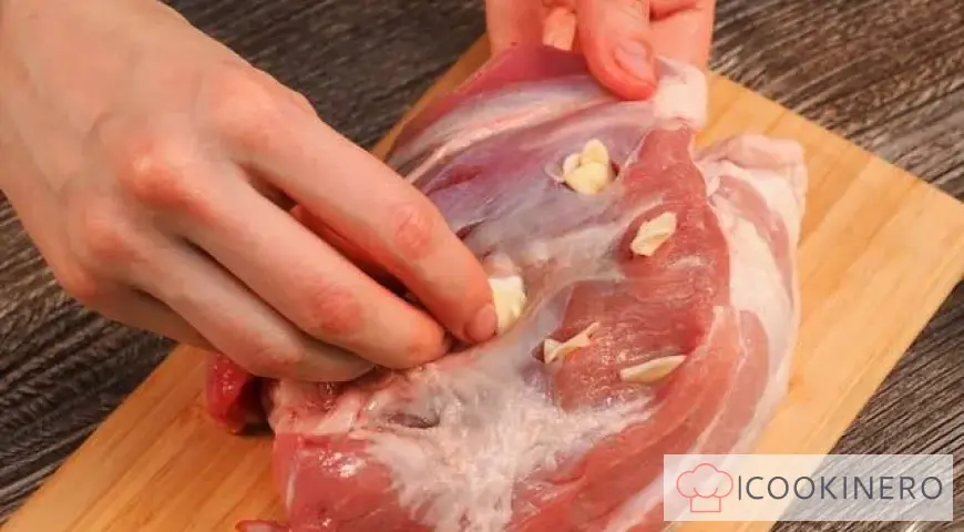 Homemade boiled pork