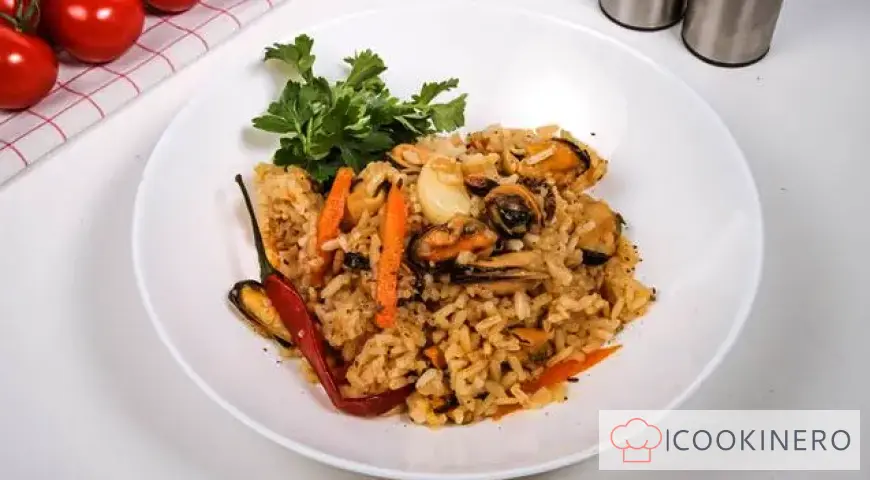 Pilaf con cozze