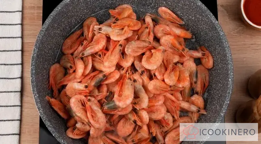 Shrimp with beer