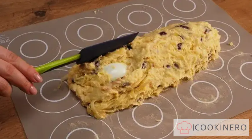 Potato roll in the oven