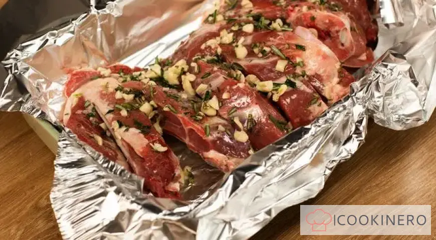 Lamb in the oven