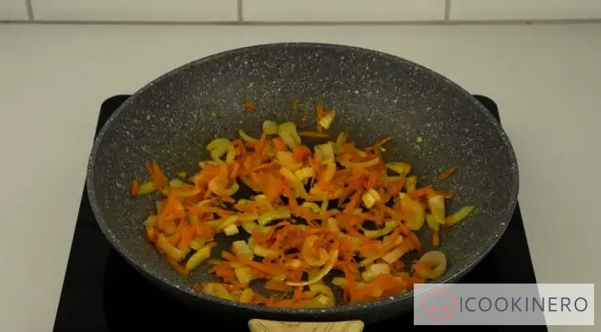 Cabbage soup with sprat in tomato sauce