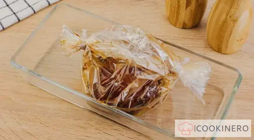 Lamb baked in a sleeve
