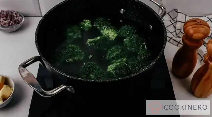 Goberge frite au brocoli