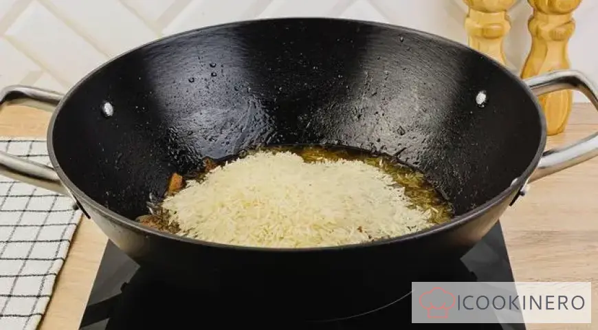 Uzbek lamb pilaf