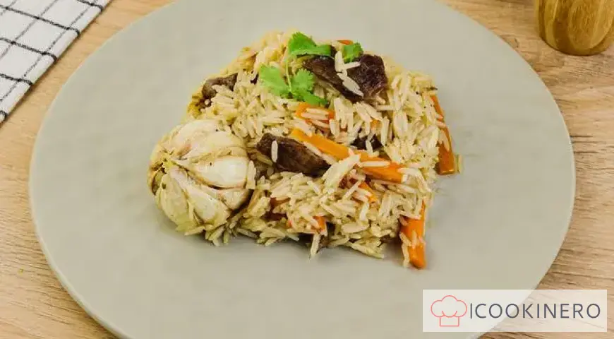 Uzbek lamb pilaf