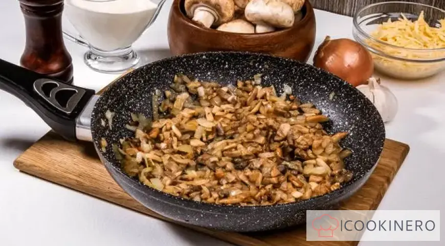 Julienne con pollo e funghi