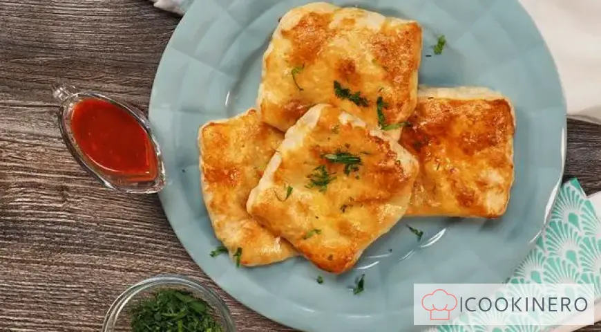 Layered Khachapuri in the Oven