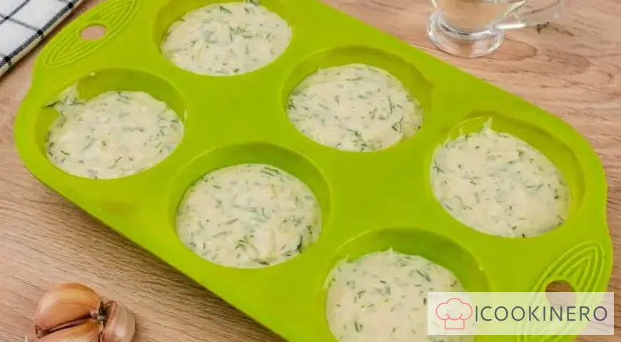 Muffins au fromage et à l'ail