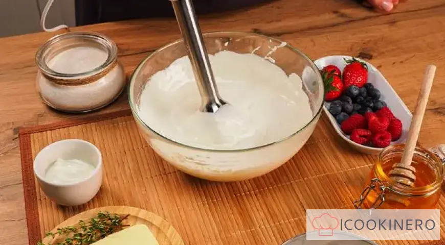 Cheesecakes in the oven
