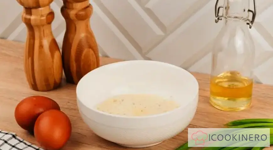 Crutones de queso con huevo al horno