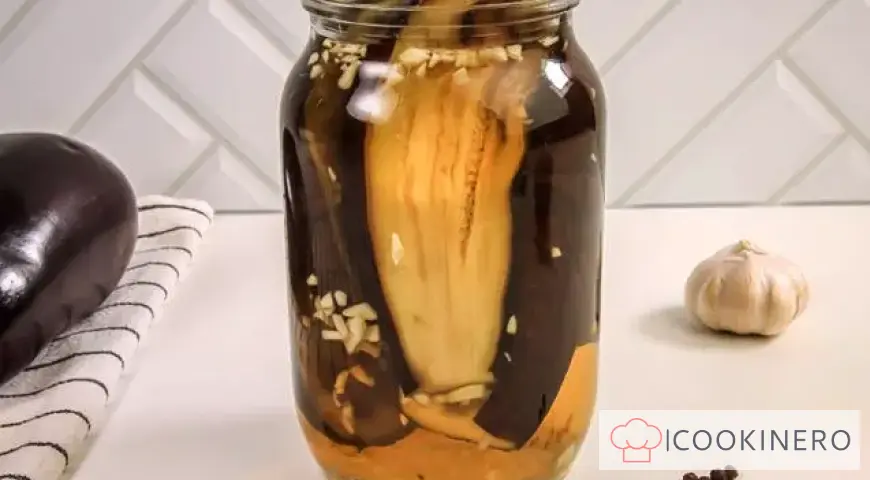 Pickled eggplants for the winter
