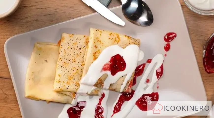 Pancakes with sour milk