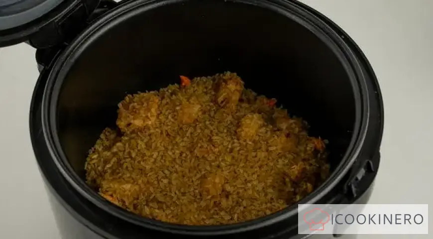 Pilaf with bulgur in a multicooker