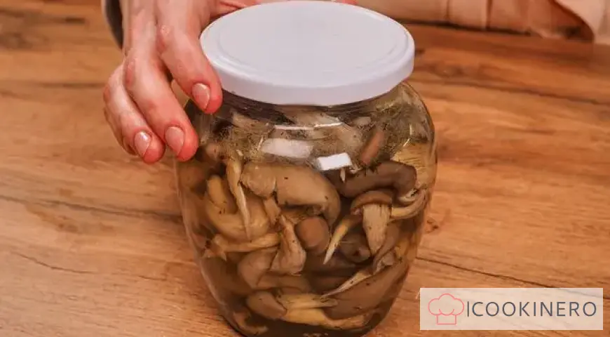 Pickled oyster mushrooms