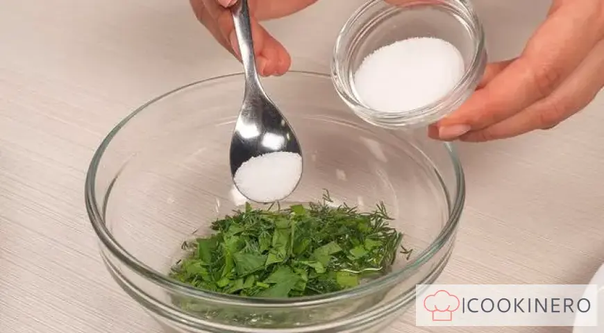 Champignons marinés au miel et concombres