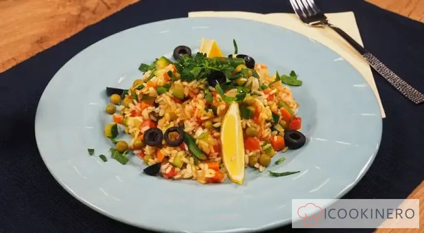 Paella aux légumes