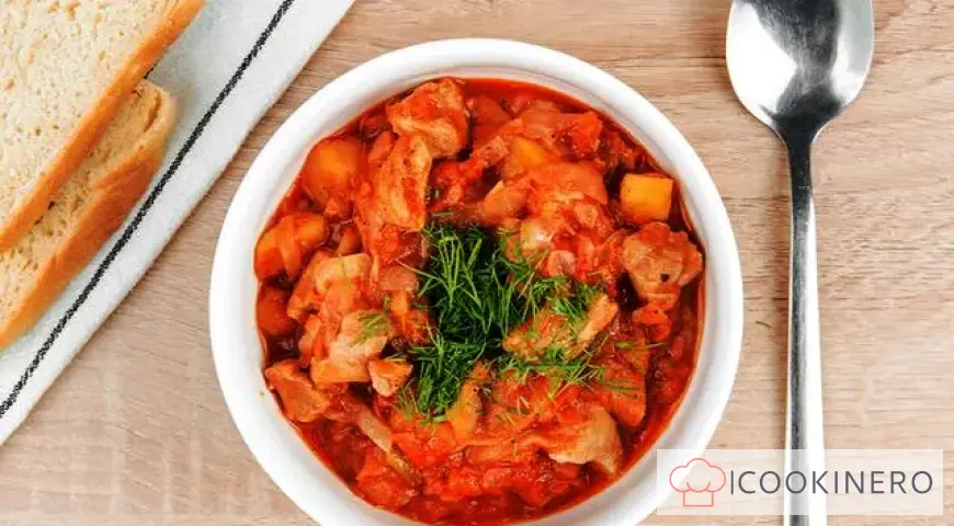Solyanka au chou et aux pommes de terre