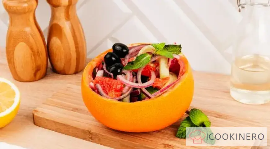 Ensalada marroquí con pomelo