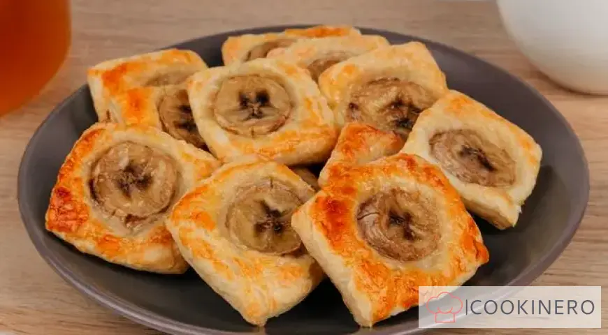 Hojaldre con plátano